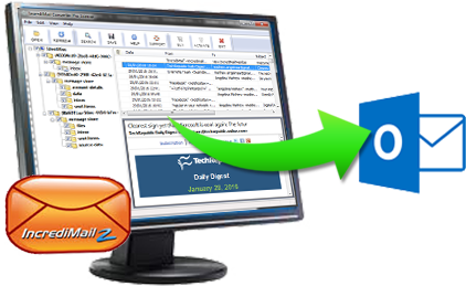 Advance IncrediMail to Outlook